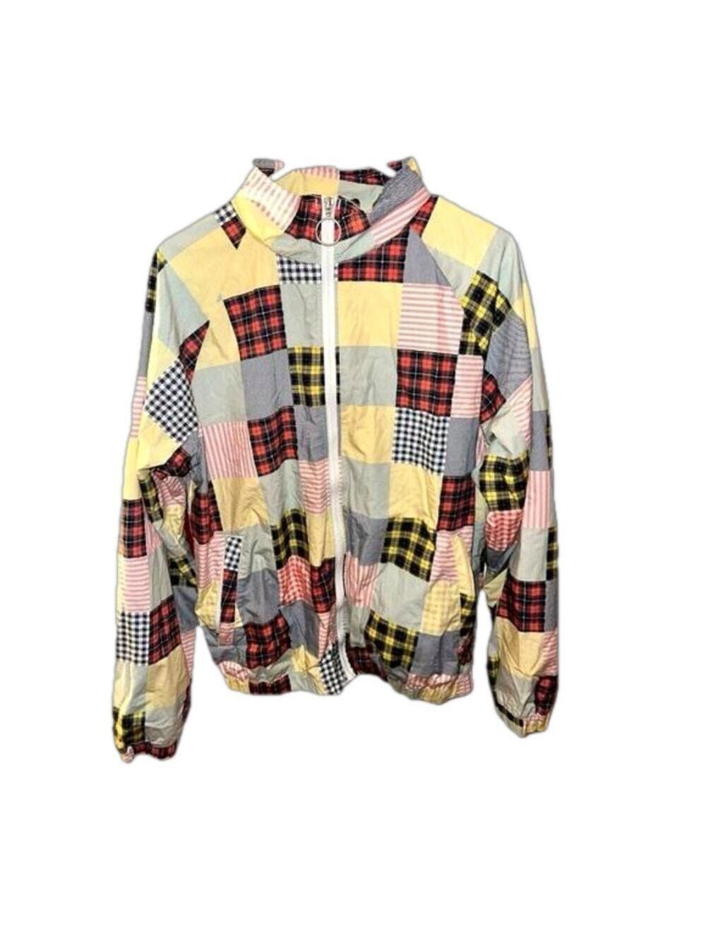 Urban Outfitters UO Madras Print Track Jacket - Picture 7 of 16